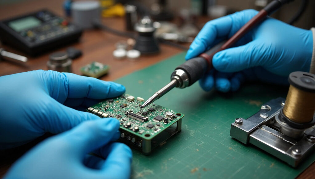 how to solder circuit boards
